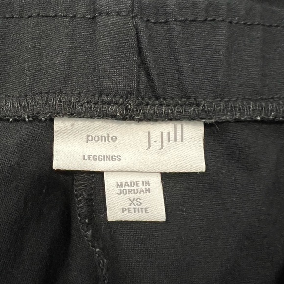 J. Jill Black Pointe Leggings Size XS - Picture 4 of 4